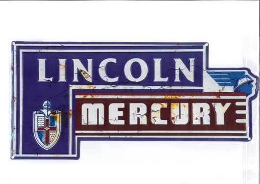 Lincoln Mercury (ca 40x19cm)