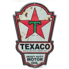 Texaco Motor Oil (ca 40x27cm)