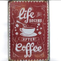 Life Begins After Coffee (20x30cm)