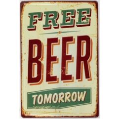 Free Beer (20x30cm)